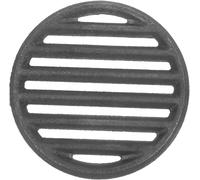 ASFASFq-Grille de feu inférieure en fonte : 12 cm ronde pour barbecue en fonte - Plaque de charbon de bois à haute température pour barbecue