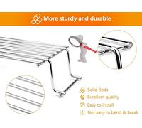 ASFASFq-Grille de réchauffement en acier inoxydable pour Weber Spirit 200 & Spirit II Series avec bouton de commande avant, compatible avec les barbecues à gaz Spirit E210 S210 E220 S220, compatible