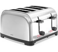 ASFASFq-Grille-pain 4 fentes DOD197 - fente large de 3 cm, 1500-1700 W, 3 fonctions, 2 thermostats indépendants réglables (7 niveaux)