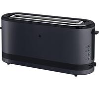 ASFASFq-Grille-pain longue fente, 2 tranches avec support à pain, grille-pain étroit, XXL, fonction bagel, 7 niveaux de torréfaction, 900 W, en acier inoxydable, mat, noir