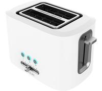 ASFASFq-Grille-pain Toast&Taste 9000 Double White en plastique avec 2 fentes courtes extra-larges. Design en blanc (Double fente courte)