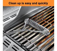 ASFASFq-Grilles de cuisson en acier inoxydable 304 de 44,5 cm L pour barbecues Weber Spirit E210 E220 & Spirit II E210 E220 avec boutons de contrôle avant, grilles de barbecue Weber 7637 (2 pièces)