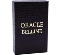 Asfasfq-Grimaud - Oracle De Belline - Coffret Classique - Jeu Divinatoire De 53 Cartes Richement Illustrées - Cartomancie, Noir,Or,Or.