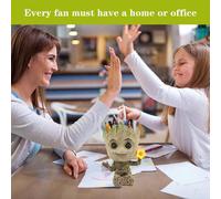 ASFASFq-Groot Pot de Fleurs, Baby Groot Décoration, Baby Groot Figurine d'action, Groot Pot De Fleurs avec Trou DÉcoratif, Groot Guardians of The Galaxy, pour Maison, Bureau, Décoration Intérieure (M