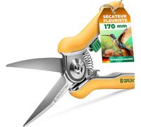 ASFASFq-GRÜNTEK Sécateur de Jardin à Fleurs Bonsai Plantes. Sécateur de précision Lame 100% Inoxydable. Ciseaux pour Fleuriste et Jardinage Colibri