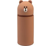 Asfasfq-Grupo Erik - Trousse 3d Line Friends Brown Trousse Extensible En Silicone Pour Collège Ou Lycée, Fournitures Scolaires, Matériel Scolaire
