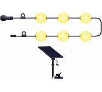Asfasfq-Guirlande Lumineuse Solaire D'extérieur 6 Boules Ampoule Led Bolly Light Solar 5,5m Avec Crochet
