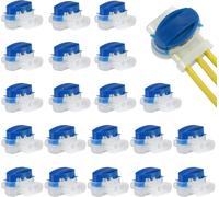 ASFASFq-Gwhole Lot de 20 Connecteurs de Câble Remplis des Résines Connecteur de Remplissage de Gel Raccords Remplis de Gel Etanche Sur pour Rallonger ou Réparer Câble Robot Tondeuse Automower