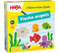 Asfasfq-Haba 4983 - Meine Ersten Spiele Fische Angeln, Spannendes Angelspiel Mit Bunten Holzfiguren, Lernspiel Und Holzspielzeug Ab 2 Jahren, Motorikspielzeug