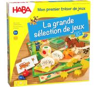 Asfasfq-Haba - Jeu De Société Enfant Et Famille -Mon Premier Trésor Grande Sélection - Collection De 10 Jeux De Mémoire, De Parcours Et Sur Les Couleurs-3 Ans +, 004686