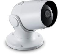 ASFASFq-Hama Caméra de Surveillance WiFi Exterieur (Caméra Connectée, IP65, Full HD 1080p, sans Hub, Stockage MircoSD/SDHC, Détect. Mouvement+Son, Vision Nuit, Google, Alexa, Appli, Son 2 Voies) Blan