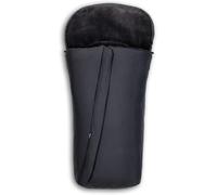 Asfasfq-Hauck Chanceliere Universelle Pour Poussette Et Remorque Velo, Nid D'ange Bebe En Polaire Chaude, Fentes Pour Harnais 5 Points, Lavable En Machine, Noir