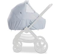 Asfasfq-Hauck Habillage Pluie Poussette Et Landau Pour Walk N Care, Housse Universelle Ajustable Avec Fenêtre, Également Pare-Soleil, Pliage Compact, Gris