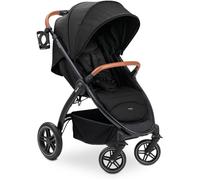 Asfasfq-Hauck Uptown Poussette Compacte Noir Chiné ¿ Dès La Naissance Avec Dossier Inclinable, Siège Large Jusqu¿À 22kg, Roues Caoutchouc, Suspension, Uv 50+, Pliable, Hauteur Réglable, Grand Panier