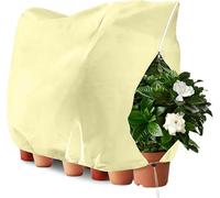 ASFASFq-Hivernage Plante, 1pcs 60g/m² 200 * 240cm Housse d'hivernage avec Cordon de Serrage et Zipper, Housse de Protection pour Plantes, Coupe Réutilisable Voile Hivernage Plante
