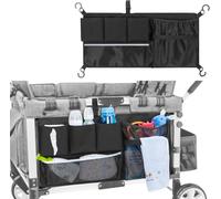 Asfasfq-Hodrant Filet De Chargement Pour Chariot De Poussette Compatible Avec Wonderfold Tous Les Modèles De La Série W, Organisateur D'accessoires Pour Chariot De Poussette Avec Poches De Tri