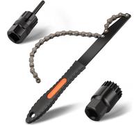 Asfasfq-Homord Outils De Demonte De Cassette De Vélo Kit D'outils Pour Fouet De Chaîne De Vélo Pour Shimano/Sram/Sunrace/Suntour/Chris King, Convient Aux Chaînes De Vitesses 6,7, 8, 9, 10, 11