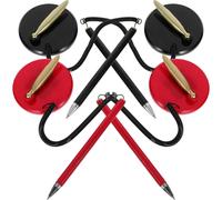 Asfasfq-Housoutil Ensemble De 4 Stylos De Signature Avec Base Ronde Pour Une Utilisation Professionnelle Et De Bureau Comprend Des Stylos Accessoire De Bureau Élégant Améliorant L'efficacité