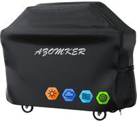 ASFASFq-Housse Barbecue Exterieur,Bache Barbecue,Housse Plancha,210D Oxford Protection BBQ à Gaz,Couverture de Grill Anti-Vent/UV/l'eau/Humidité/Antipoussière 145x61x117CM