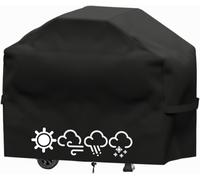 Asfasfq-Housse Barbecue Exterieur,Housse Barbecue,Housse Plancha Exterieur,Bache Barbecue Exterieur,Couverture De Grill Anti-Vent/Anti-Uv/Anti-L'eau/Anti-L'humidité/Antipoussière (145x61x117 Cm)