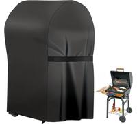 ASFASFq-Housse Barbecue Exterieur, Housse de Barbecue Imperméable 210D Oxford, Barbecue Gaz Bache Barbecue, Anti-Vent/Anti-UV/Anti-l'eau/Anti-l'Humidité/Antipoussière (77x67x110cm)