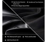 ASFASFq-Housse de Barbecue pour Bouilloire à Charbon 47CM Weber: Couvertures de Barbecue résistantes aux intempéries et imperméables de