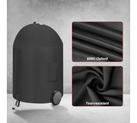 ASFASFq-Housse de barbecue Weber Master Touch 57 cm 600D Oxford pour barbecue Weber (¿63 x 88 cm), housse de protection imperméable et coupe-vent pour barbecue à gaz