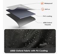 ASFASFq-Housse de Protection pour Barbecue Weber Genesis II 4 brûleurs et série LX 400, Genesis E310, 165,1 cm, 7131 Robuste et imperméable, Housse d'extérieur pour Barbecue Weber Summit 400,