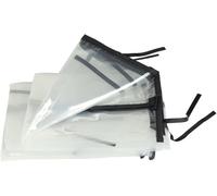 Asfasfq-Housse D'étendoir, Protection Anti-Pluie Et Anti-Poussière, Universelle, Parfum Citron, Matériau Résistant, Dimensions : 135x260 Cm, Argente