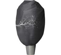 ASFASFq-Housse d'hivernage motif d'oiseaux, protection antigel contre le froid, polaire de jardin, taille XXL, 1,4 x 2 m, anthracite, 07399