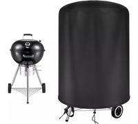 ASFASFq-Housse imperméable pour barbecue Weber, 57 cm, 500D Oxford imperméable, housse de barbecue ronde