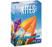 ASFASFq-HUCH! Kites Le Temps de Voler ! Jeu Familial coopératif Jeu de société Rapide et Amusant Jouez à la Bonne Carte et tournez Les sabliers à Temps pour 2 à 6 Joueurs à partir de 8 An