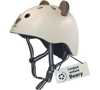 Asfasfq-Hudora Casque Pour Enfants Beary - Casque Confortable Pour Tout-Petits En Xxs/Xs - Avec Un Adorable Motif D'ours - Casque De Haute Qualité - Idéal Pour Draisienne, Trottinette & Vélo