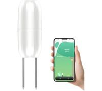 ASFASFq-Humidimètre du sol pour plantes, hub zigbee requis, appareil de mesure d'humidité et de température pour jardin, ferme, serre, étanche, prend en charge l'assistant domestique Zigbee2mqtt