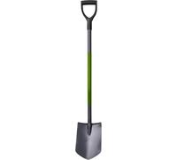 ASFASFq-HYCHIKA Pelle Jardinage, Pelle de Jardin, Beche Jardinage, Acier Trempé de Haute Qualité, Poignée Ergonomique, Poignée en D, pour Jardin, Creuser, Construction, Transplantation