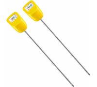 ASFASFq-Hygromètre de Sol à Longue Tige - Utilisation Profonde - Hygromètre pour Plantes - Moniteur d'eau - pour Jardin, Pots de Fleurs, pelouse, Lot de 2