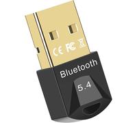 ASFASFq-iLamvie Dongle Bluetooth 5.4 Clé Bluetooth USB pour PC Clé, Bluetooth USB, pour Casque, Manette, Clavier, Smartphone, Tablette, avec Windows 11/10 / 8.1/7 (Noir)