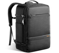 ASFASFq-Inateck 42L Sac à Dos Voyage Cabine pour Ordinateur Portable 15,6 Pouces Bagage à Main 2 Poignées pour Avion Antivol Femme&Homme pour Affaires et Randonnée- Noir Noir
