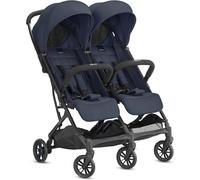 Asfasfq-Inglesina Twin Sketch Poussette Double, Bleu, Ultra-Légère Et Compacte, Idéale Pour Jumeaux Ou Frères, Confort Élevé, Jusqu'à 15 Kg