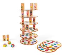 Asfasfq-Janod - Acrobat' - Jeu D'adresse Et De Stratégie - Jeux De Société Enfant - Concentration Et Motricité Fine - 2 Joueurs Et Plus - Dès 5 Ans, J02757