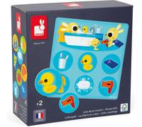 Asfasfq-Janod - Loto De La Maison - 4 Planches Et 24 Jetons En Carton - Jeu Éducatif - Vocabulaire Et Concentration - Certifié Fsc Et Encres Végétales - Fabrication Française ¿ Dès 2 Ans ¿ J02620