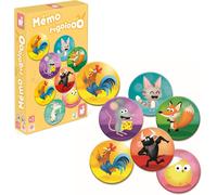 Asfasfq-Janod - Mémo Rigolooo - Jeu De Mémoire Et D'association - 2 À 6 Joueurs - Dès 3 Ans - J02736
