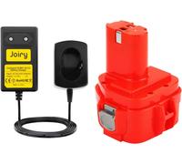 ASFASFq-Joiry 12V 3.5Ah Ni-MH Batterie avec Chargeur pour Makita PA12 Batterie Makita 1220 1222 1233 1200 1234 1235 1235B 1235F 1235A 192696-2 192698-8 192598-2 192681-5 192698-A 193138-9 193157-5