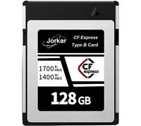 ASFASFq-Jorkar CFexpress Type B Caméra Carte Mémoire 128Go pour Nikon Z6/Z7/Z9/D6/D5/D850/D500, pour Canon EOS-1DX/C300/C500/R5 R5C R3, pour Panaso GH6/S1/S1R/S1K, DJI Ronin 4D,RAW 8K 4K