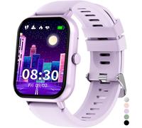 Asfasfq-Jubunrer Montre Connectée Enfant Cardiofrequencemetre Moniteur De Sommeil Podomètre Modes Sport Étanche Reveil Jeux Bluetooth Appel Jouet Ado Fitness Tracker Cadeau Fille Garçon 3+ Ans Adoles