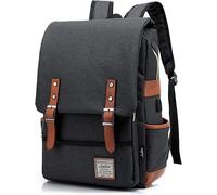 ASFASFq-Junlion Sac à dos unisexe pour ordinateur portable avec port de charge USB