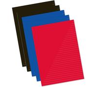 Asfasfq-K-58331 Lot De 5 Cahiers D'écolier Lignés A4 80 Feuilles Assorties Bleu Sarcelle