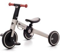 Asfasfq-Kinderkraft 4trike Tricycle 3en1, Tricycle Pliable, Vélo Sans Pédales, Vélo Bébé, Mini Draisienne, Trotteur, Selle Réglable, Trois Roues, De 12 Mois À Environ 5 Ans, 25kg, Gris