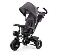 Asfasfq-Kinderkraft Aveo Tricycle Bébé Évolutif, Draisienne Évolutif, Trike Bebe, Velo Poussette Bebe Évolutif, Velo Enfant 5 Ans, De 9 Mois, Pliable, Facile À Plier, Accessoires Pratiques, Gris