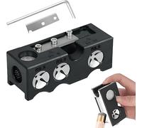 Asfasfq-Kit De Réparation De Procédé De Queue De Billard 11 En 1, Kit De Réparation De Procédé Multifonction Pour Billard Français - Former, Aiguille Et Polissage (Noir, 8x3x3cm), Accessoire Compact